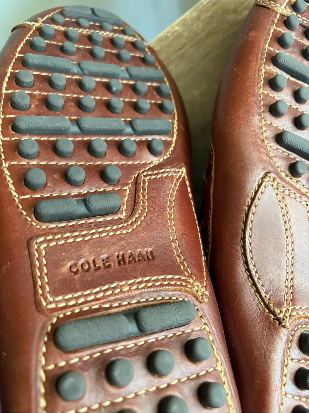 Cole Haan Gunnison Leather Driving Loafers moccasins Brown Men’s Size 12 D